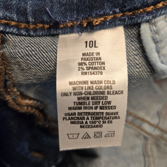 AERO WOMENS MID RISE BOOT CUT JEANS - SIZE 10L - LIKE NEW - Picture 4 of 5